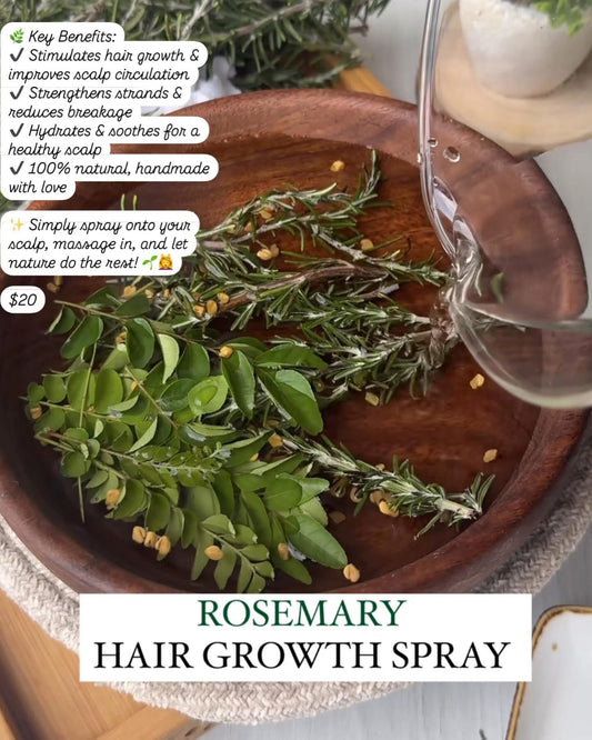 Rooted herbal growth spray